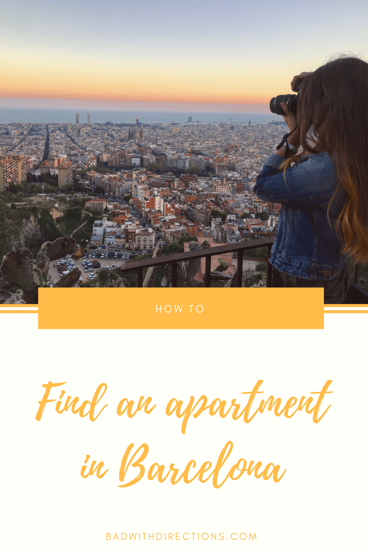 Finding an Apartment or Flat in Barcelona, Spain | Bad with Directions Blog | Tips and resources for finding an apartment in Barcelona, whether you're moving to study, work, or just to find a new place!
