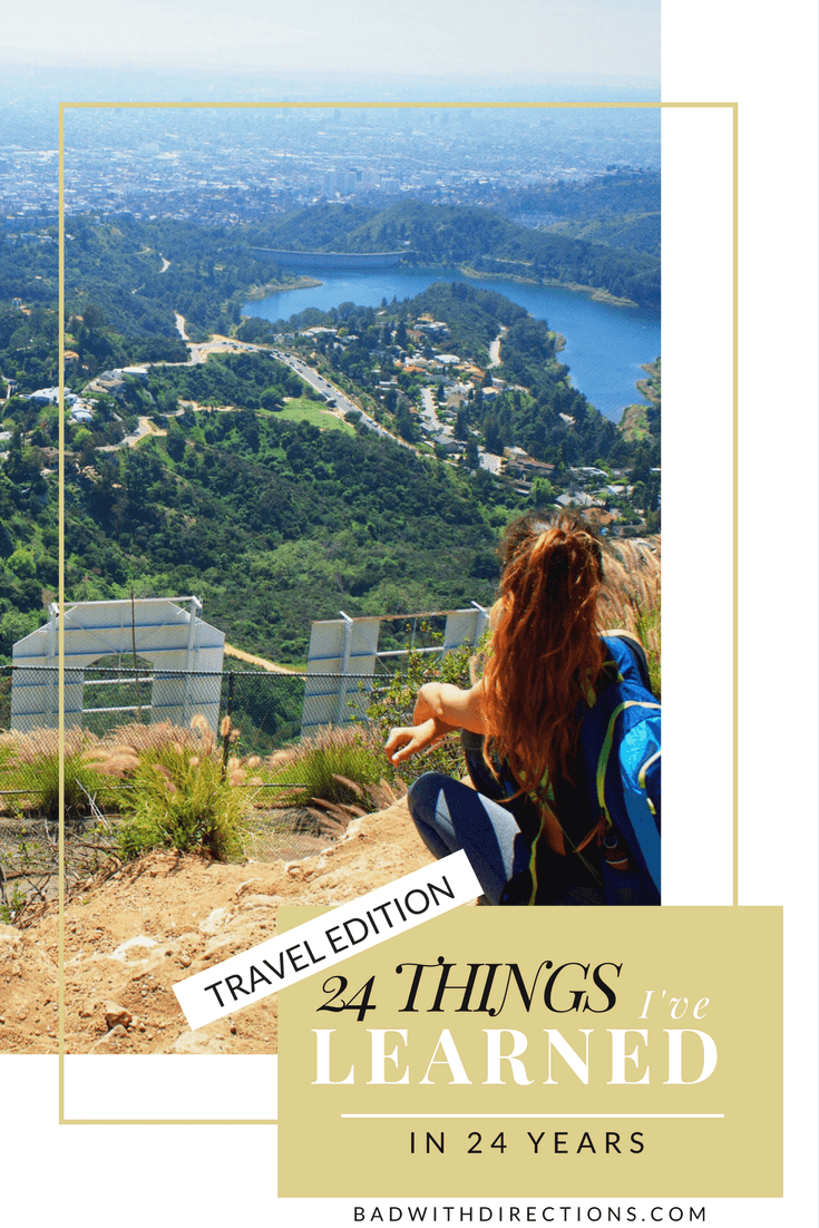 24 Things I've Learned in 24 Years Travel Edition | Travel teaches you an incredible amount about the world, cultures, how people live, customs, and about yourself of course. I decided to make a list of the 24 interesting facts/things I have learned from different parts of the world - North America, South America, and Europe specifically. This list has some pretty interesting points you might not have known!