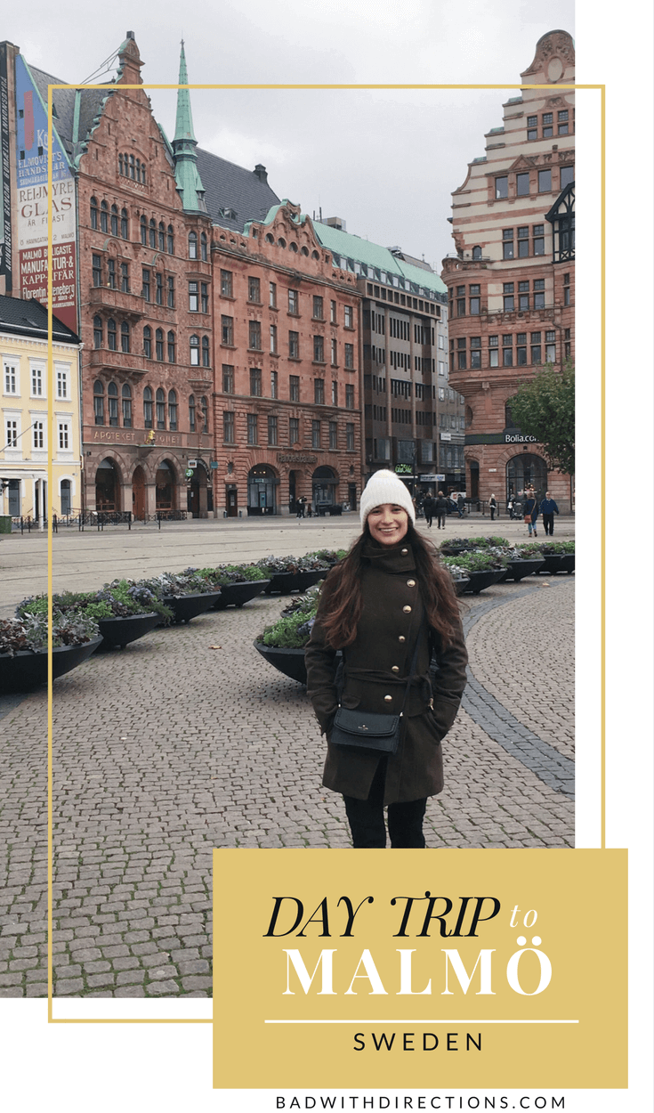 Day trip to Malmö, Sweden | Bad with Directions Blog | Planning a trip to Malmo in Sweden? Going to Copenhagen and have extra time on your hands? Look at this day trip / one day itinerary for Malmo! This travel guide will show you the places to visit in Malmo, the sights to see, where to go, and what to see. Enjoy your holiday!
